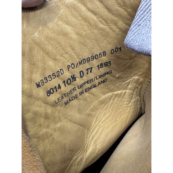 Crockett & Jones Polo Ralph Lauren Country Brogue Wingtip Boots Size 12 D - Picture 14 of 15